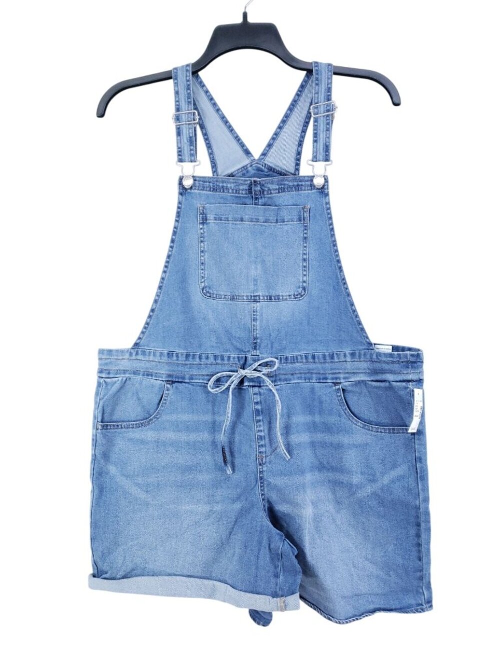 Maurices Womens Size Medium Blue Denim Shortalls